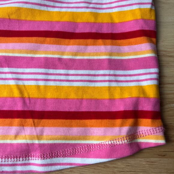 Wild Fable Women's Pink Striped Short Sleeve Fitted T-Shirt - Size XL - NWT - Picture 4 of 9